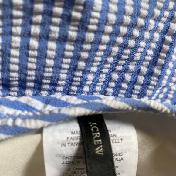 J. Crew Seersucker Swim Dress Size Small - Picture 4 of 7